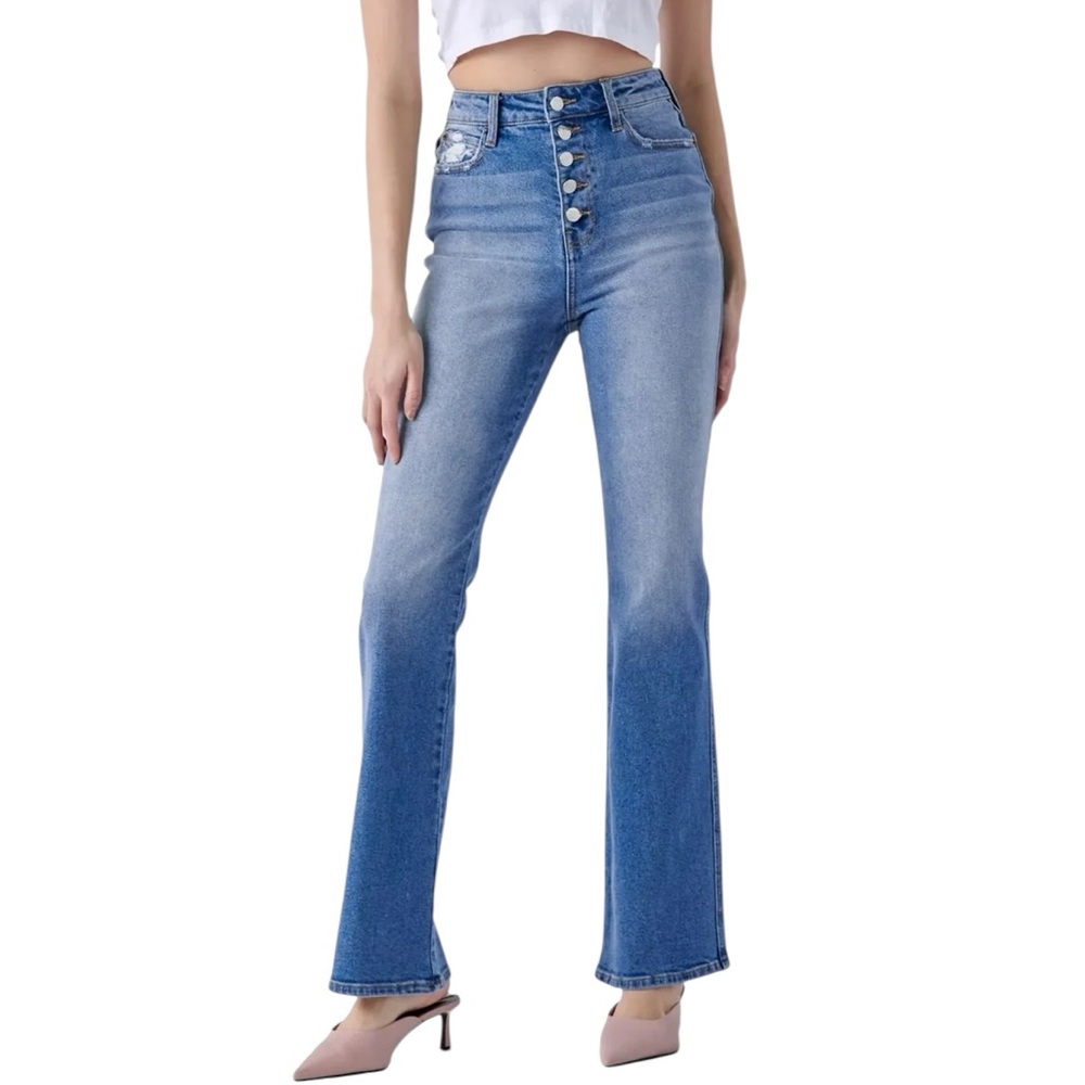 Cello Eva High Rise Bootcut Jeans